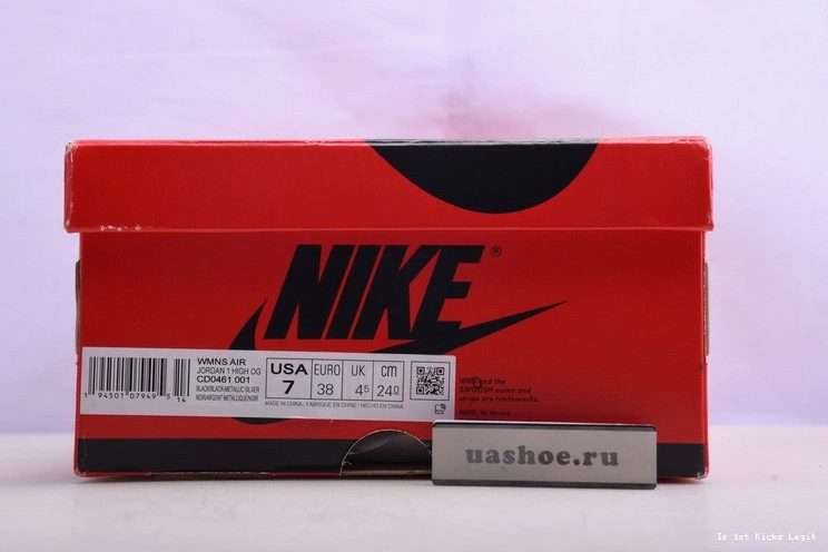OG  Toe” Air “Silver CD0461-001 1 High Jordan  0407